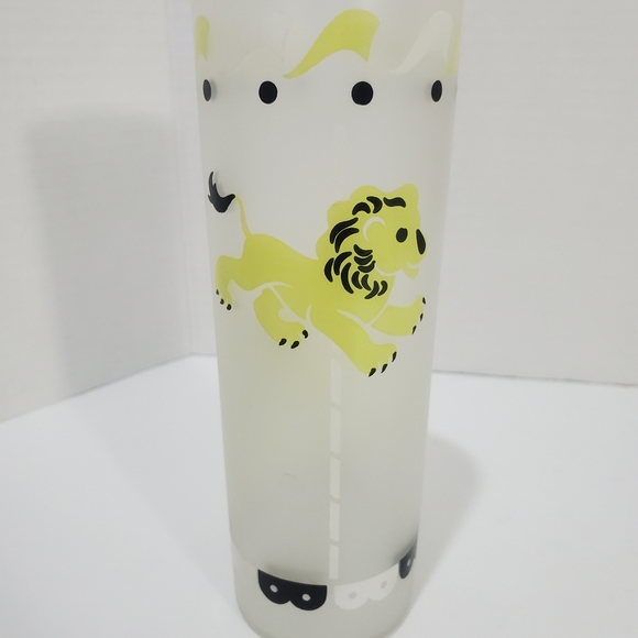 MCM Vintage Libbey Carousel Animal Highball Glasses SET of 6 - Picture 11 of 12